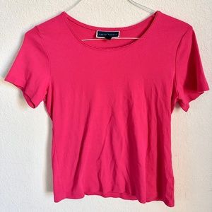 Karen Scott Strawberry color top